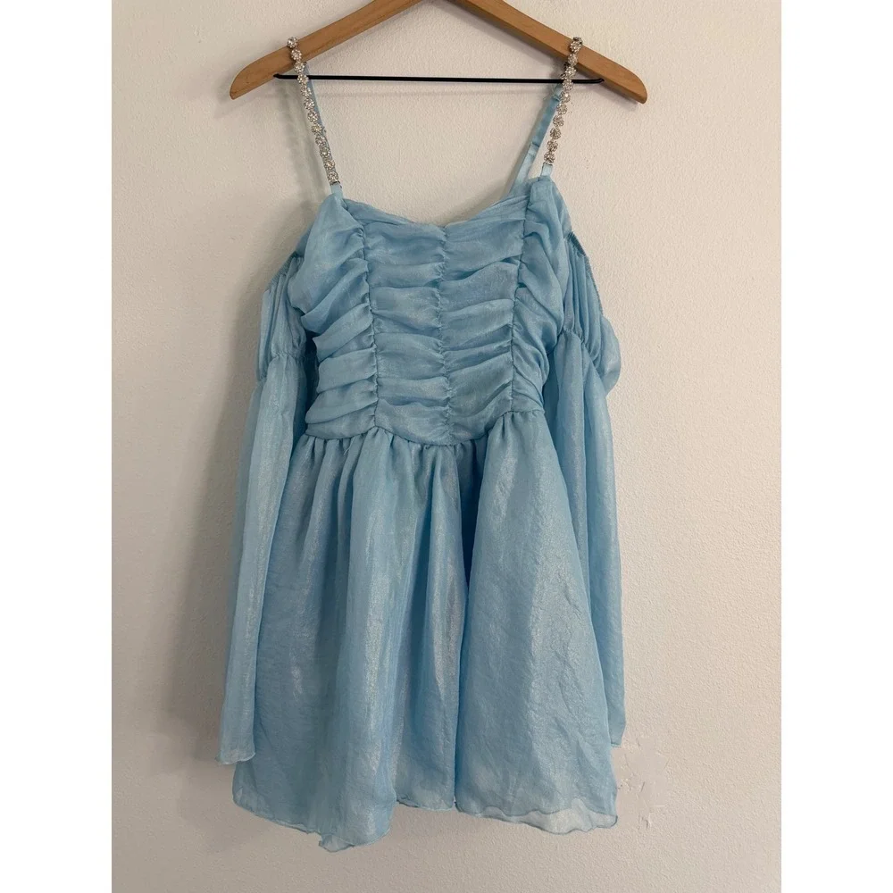 grey long sleeve bridesmaid dresses A-Line/Princess V-Neck Sleeves Chiffon Long With Ruffles Split Side Royal Blue color:Forrest and dramatic pleated metallics Promotion_FourthofJuly24 Formal Long 3D Floral